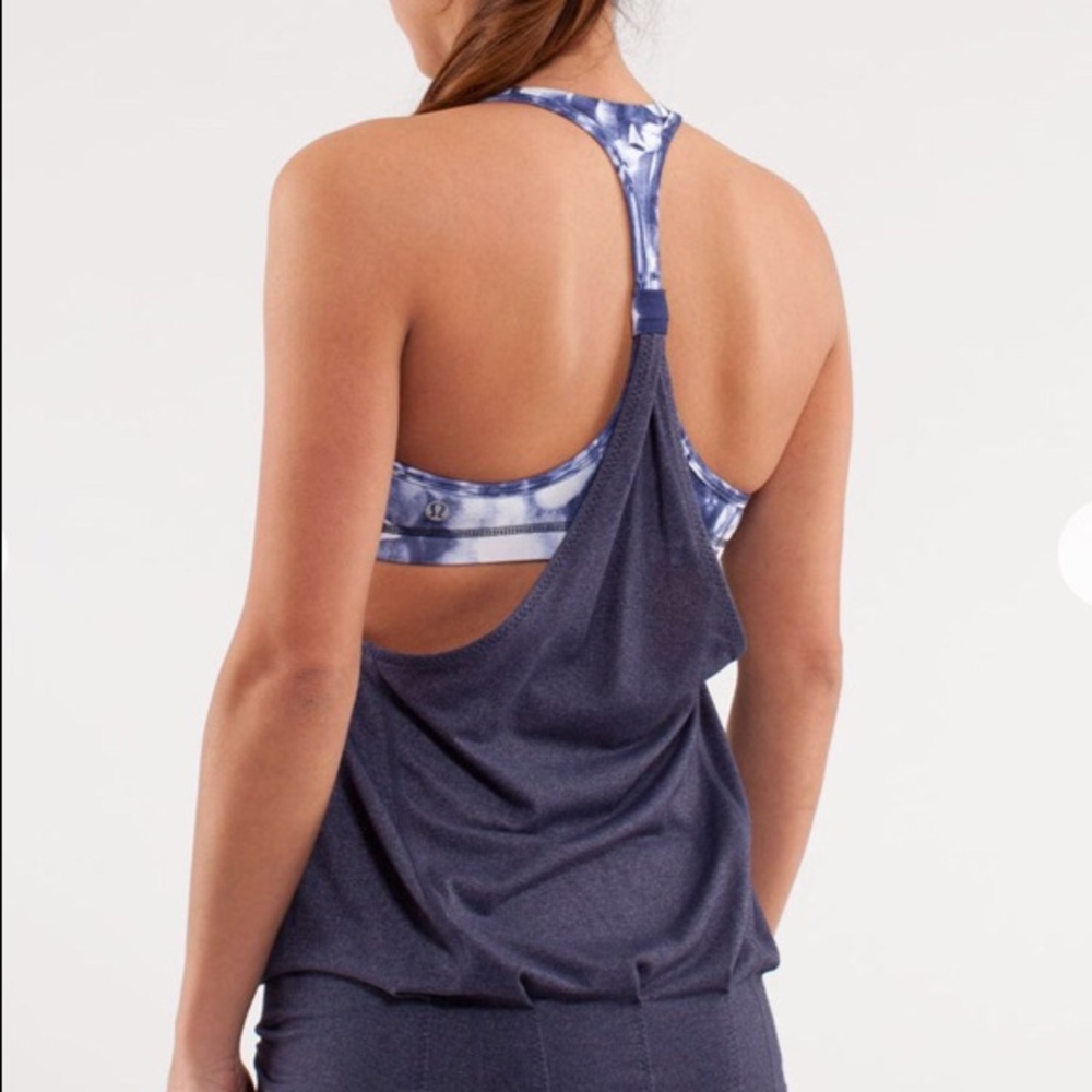 NWOT Lululemon Practice Freely Tank Deep Indigo